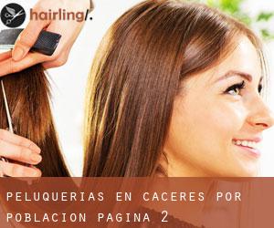 peluquerías en Cáceres por población - página 2